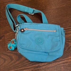 Kipling Blue and Beige Crossbody Bag